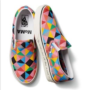 NWOT VansXMoMA Faith Ringgold Slip Ons